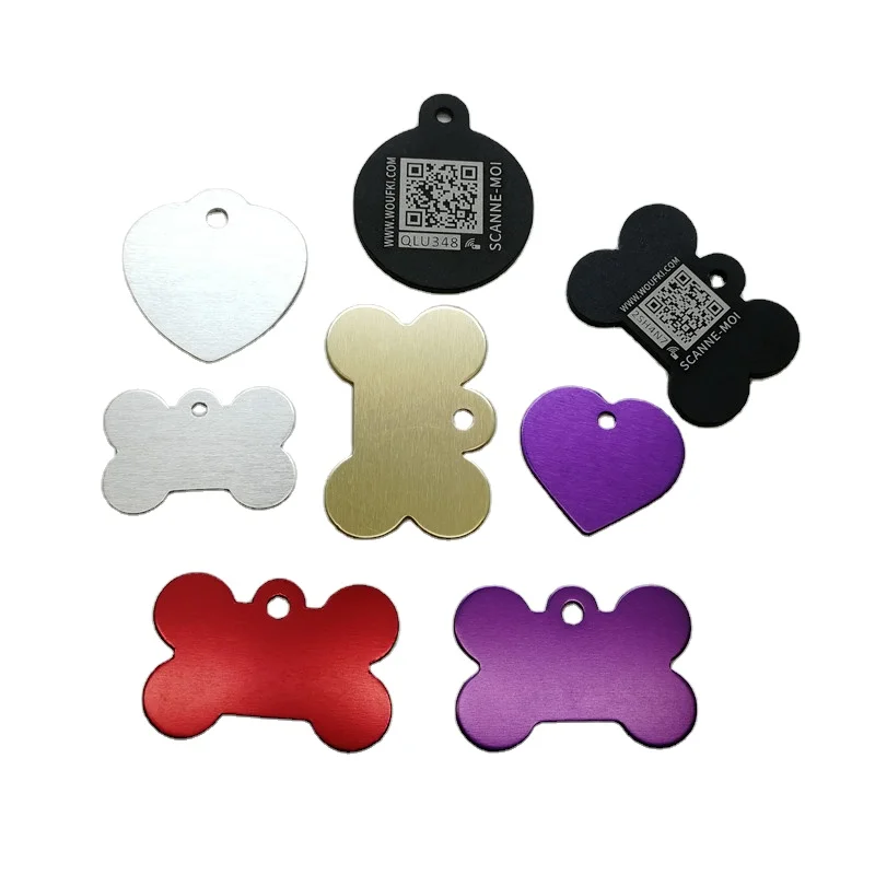 
Metal Anodized Blank Aluminum Dog Tag 