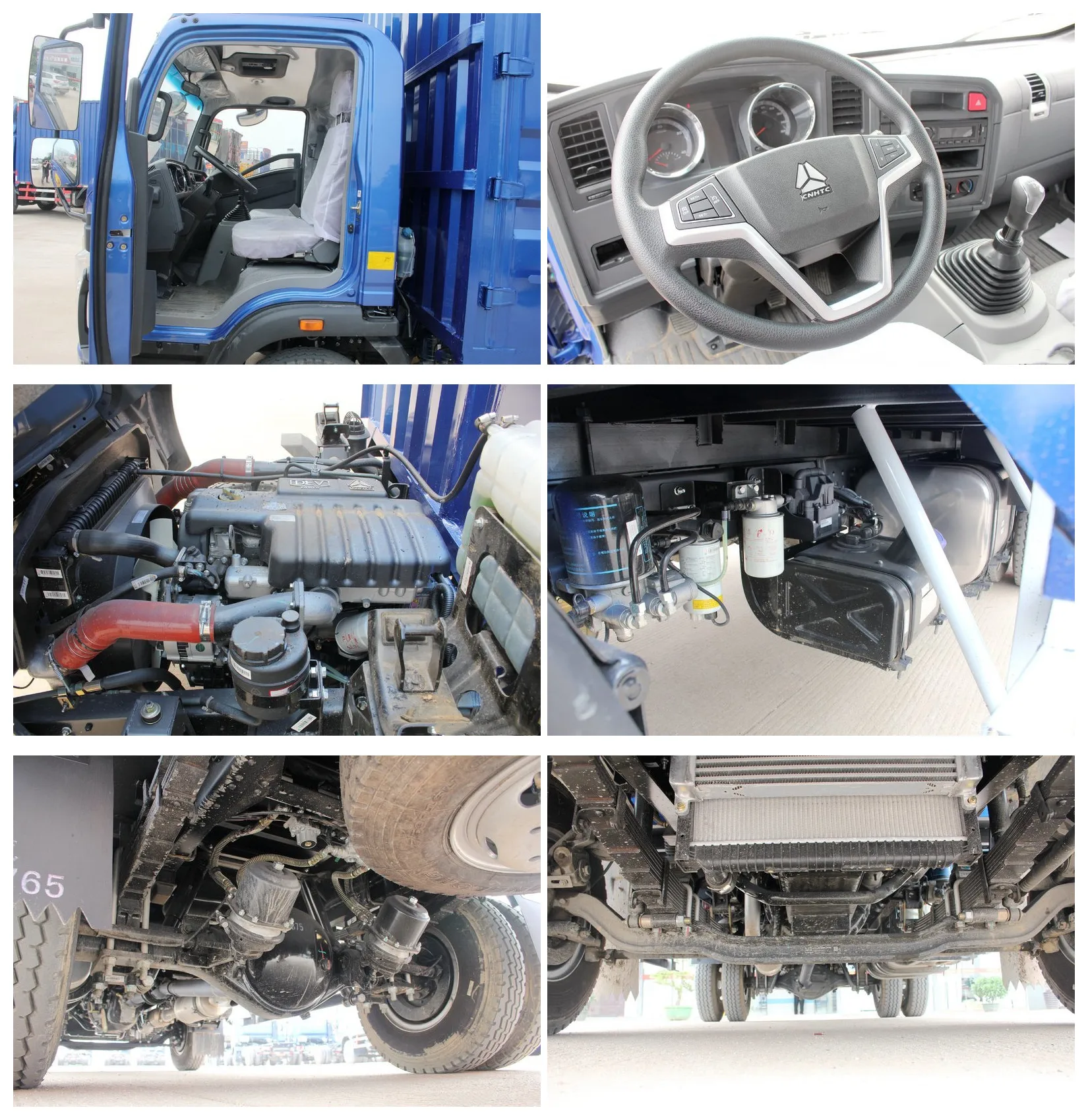 Sinotruk Howo 4*2 5 ton 8ton 9ton Stake Cargo van Light Dump Truck