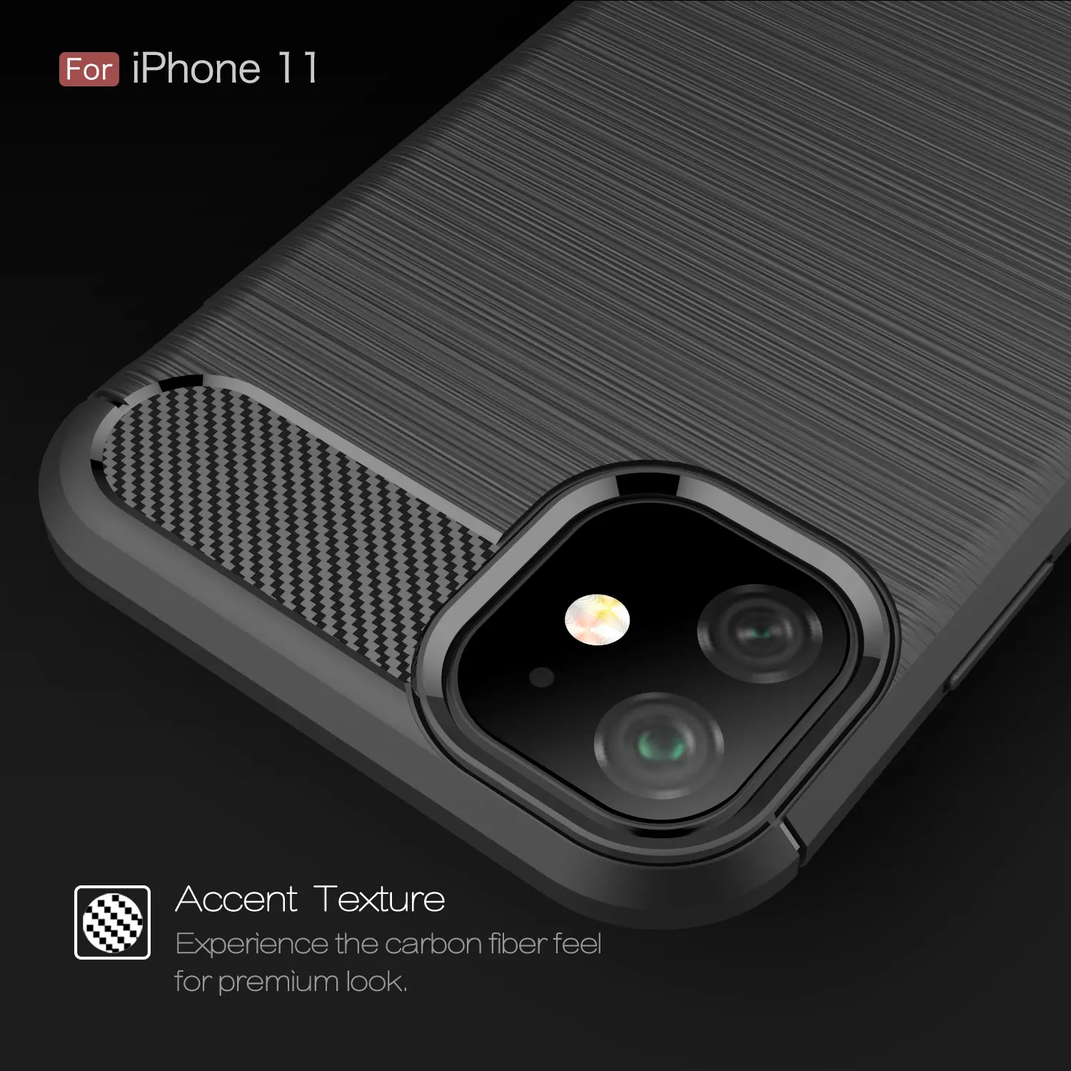 for lg g8 thinq v50 thinq v40 shockproof brushed carbon fiber