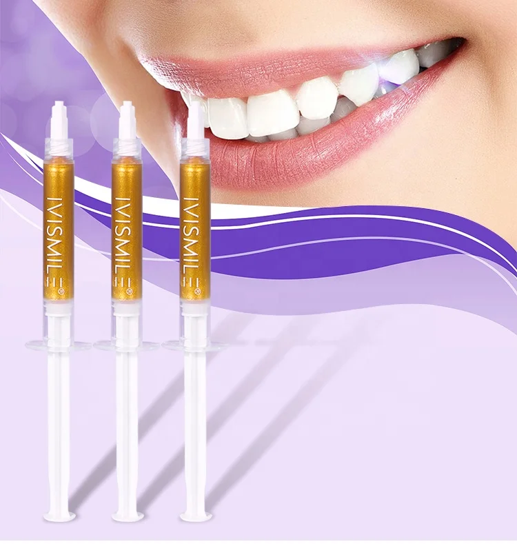 

IVISMILE 3ml 12%PAP Tooth Whitening Polish Gel Oral Care Bleaching Polisher 24K Gold Gel Teeth Whitening, Blue / white / black / pink / oem