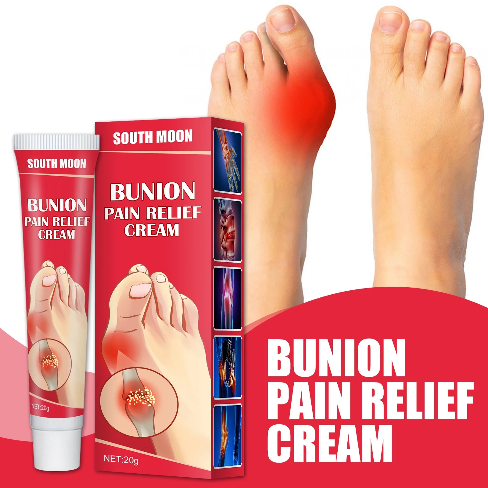 

20g Rheumatism Cream Treatment Foot Joint Swelling Thumb Arthritis Plaster Toe Sore Knee Bunion Pain Relief Cream