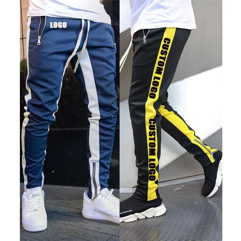 

Free ShippingMens Casual Pants Fitness Men Sportswear Tracksuit Bottoms Skinny Sweatpants Trousers Black Gyms Jogger Track Pants, Customized color