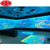 Beautiful restaurant background 3D big screen interactive wall or floor for sale