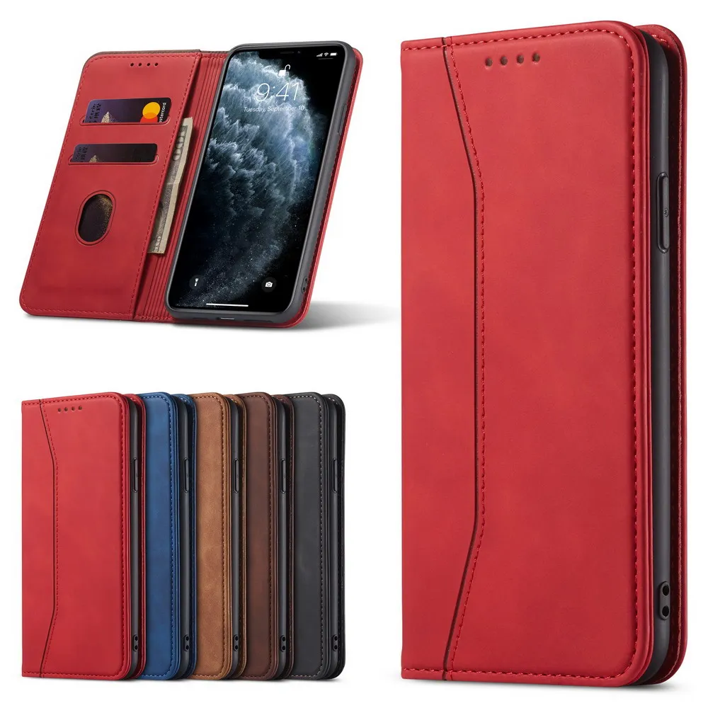 

Luxury Leather Flip Stand Wallet Card Slot Case Phone Bag For Iphone 14 Pro Max