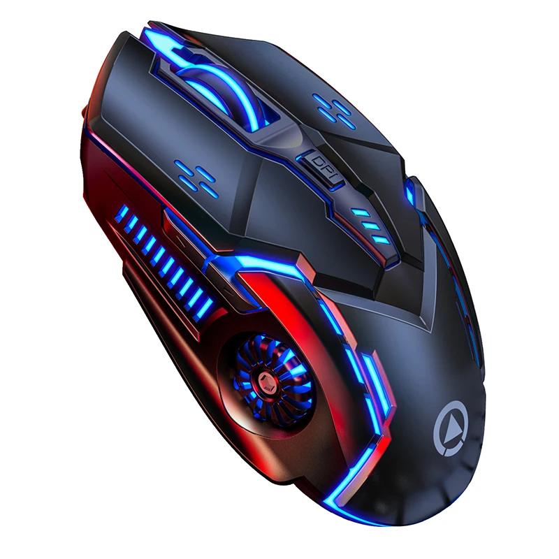 

White Blue Pink 7D Custom Logo Rgb Fastest Wireless Charging Mouse Pc Computer Glowing Gaming Optical Mouse Gaming Led 1/1, 4 colors