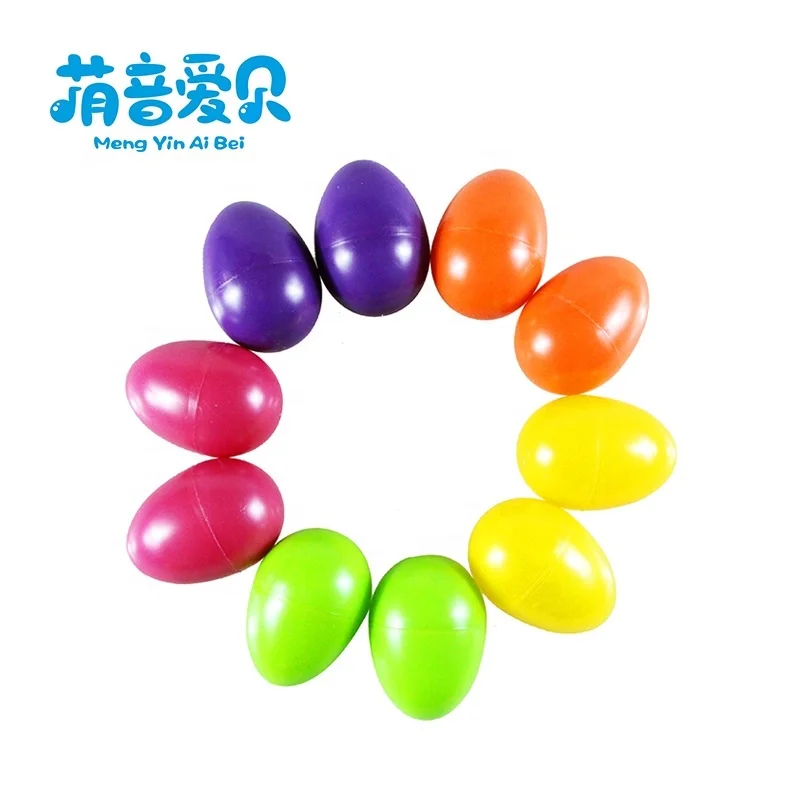 

colorful musical instrument custom egg shaker with logo plastic egg shaker, As picture