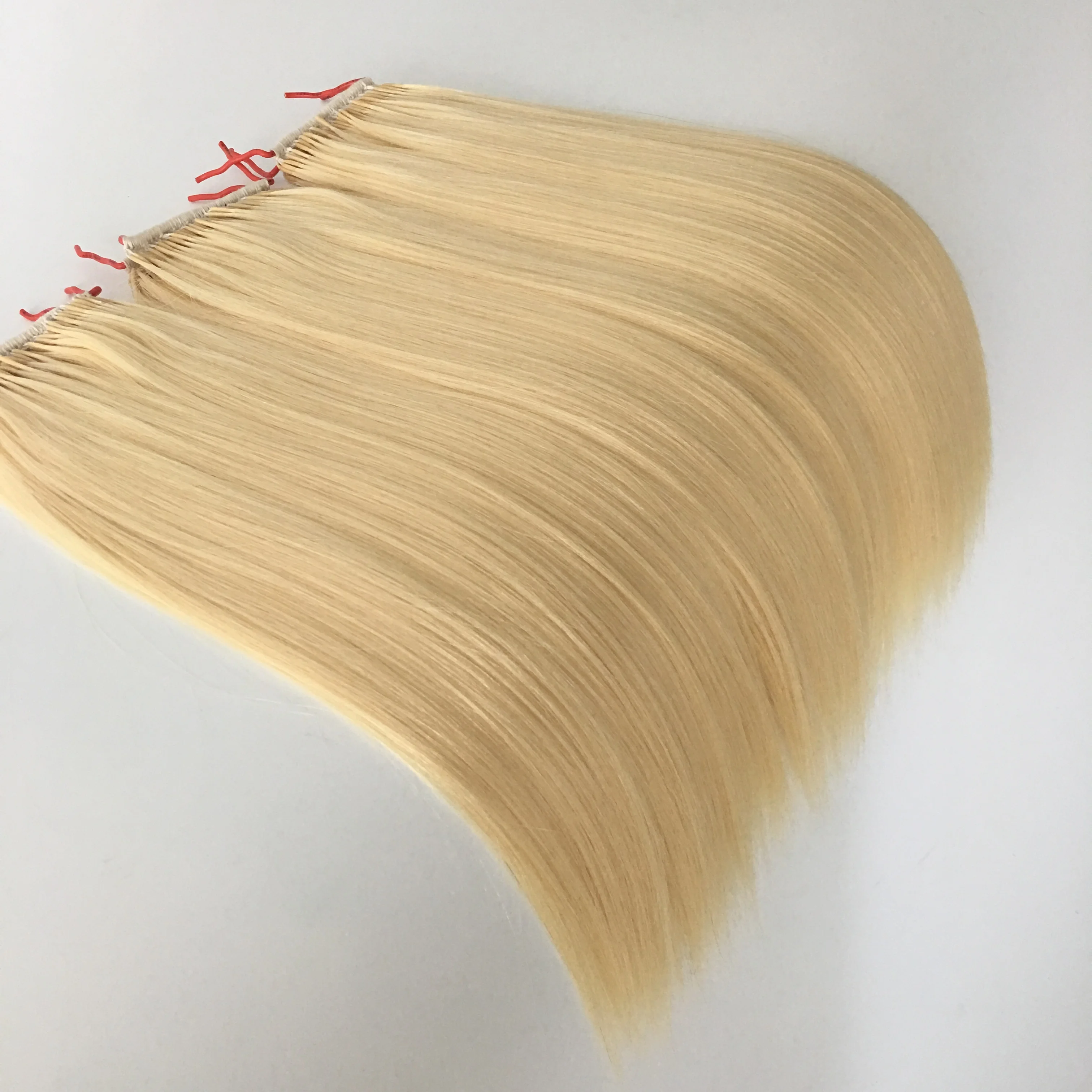 

quindao nice hair yish hair no harm on the original hairfull ends human remy knotted hair extensions, Custermizable