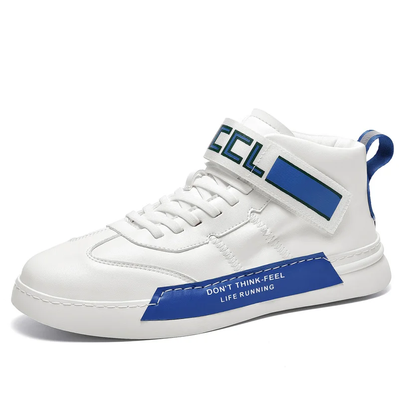 

2021 new style super fiber upper breathable fashion casual sneakers sport shoes men board shoes good quality, Blue/red/grey