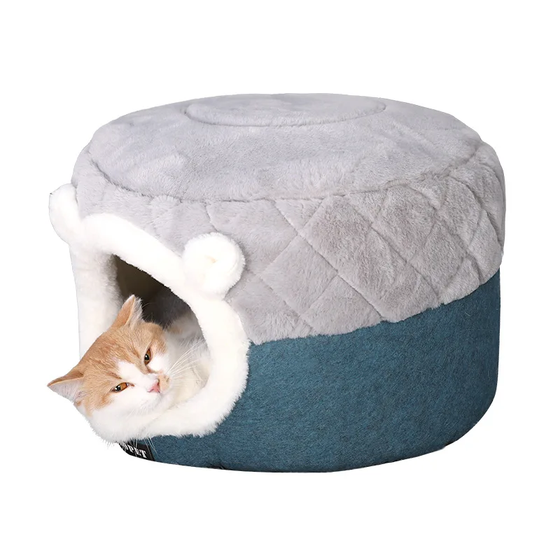 

Pet beds & accessories dog sofa bed fleece Cushion Small cat house, Blue