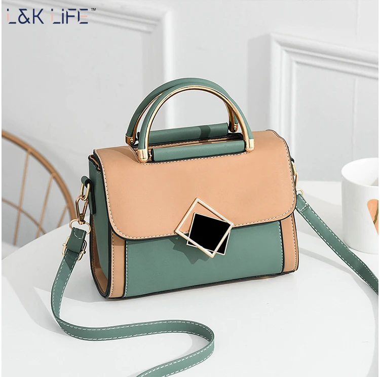 

High Quality Small Long Strap Messenger Bags Lightweight Retro PU Leather Shoulder Bag for Women, As the picture show