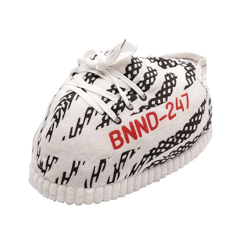 

Fashionable china manufacture wholesales soft yezzy winter cotton slippers fur non-slip women slippers home for men women, Customized colors