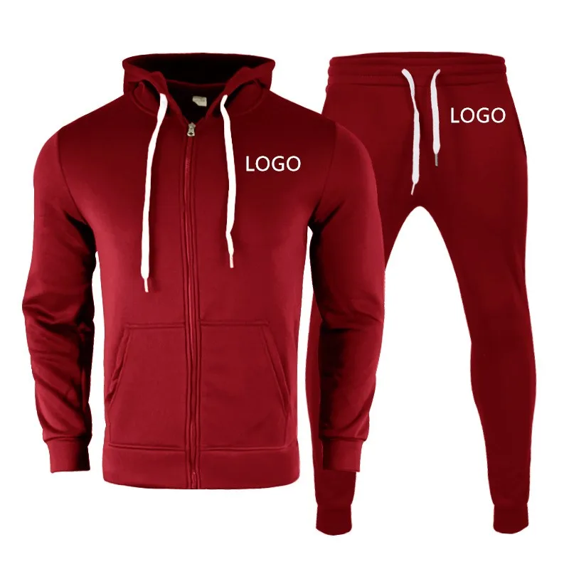 

Men's Sweatsuit 2 Piece Hoodie Tracksuit Fashion Activewear Set jogger set men hoodie set, 9 colors
