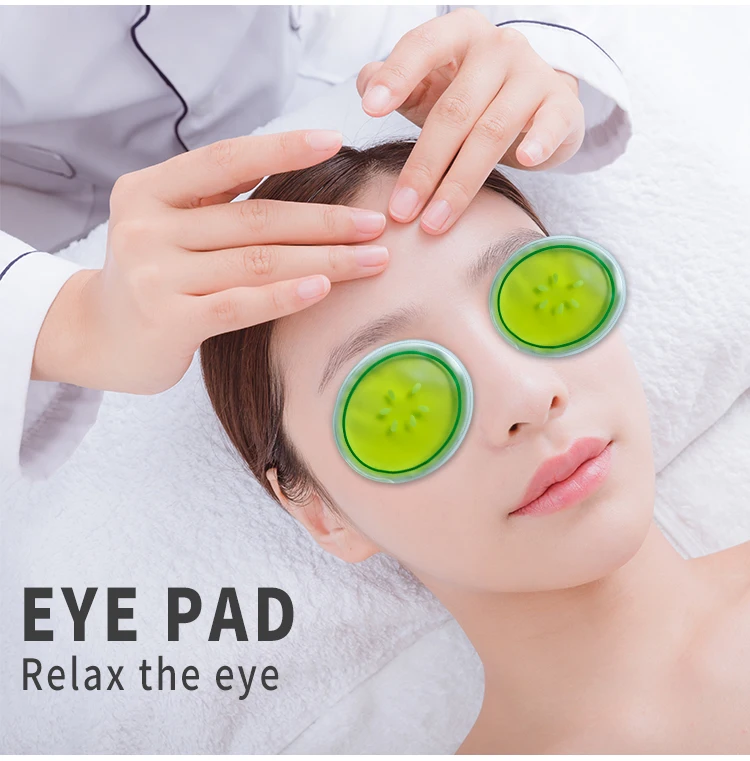 Reusable Gel Eye Coolers Cucumber Pack Pads Eye Masque Swelling