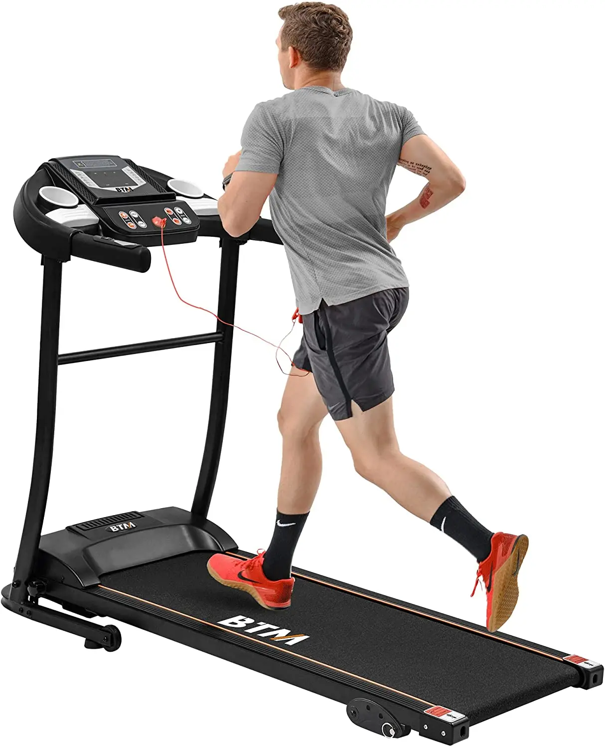 

Electric Treadmill Folding Manual Treadmill Walking Machine for Home use Powerful 1.5HP Motor Manual LED Display, Customized color