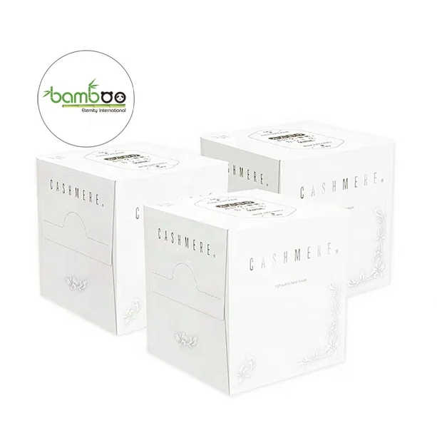 

Factory Direct Biodegradable Cubic Box Facial Tissue Paper Soft Facial Tissue Paper