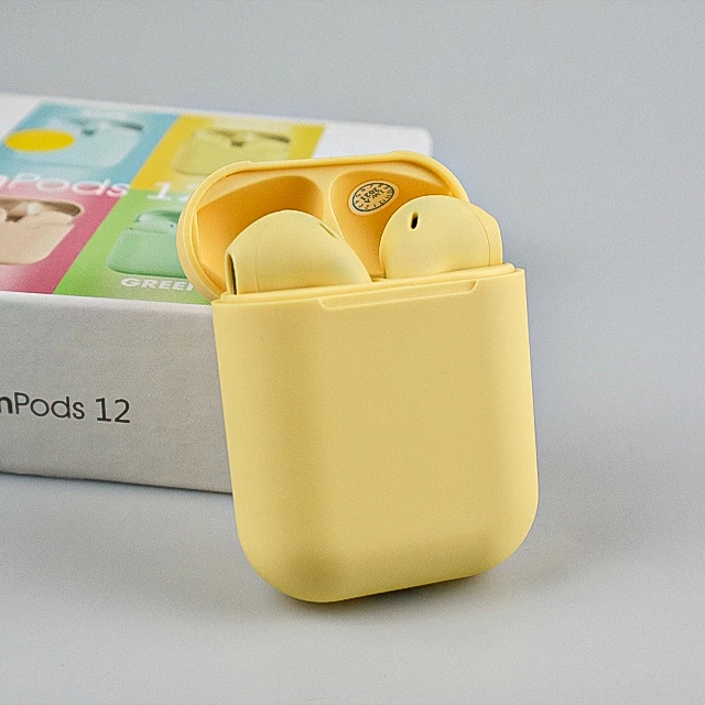

Dropshipping Audifono Inpods 12 Macaron Tws Wireless Auriculares Inpods 12 Headphone Earphone
