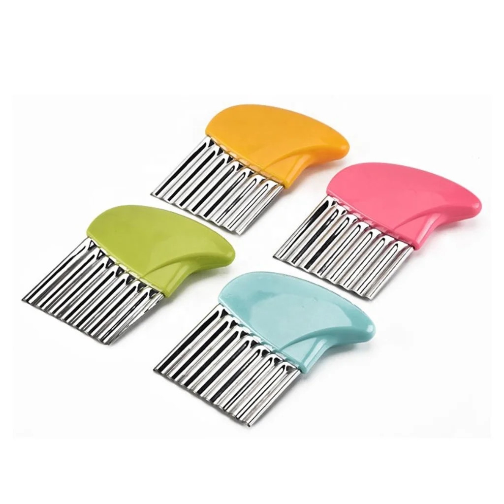 

stainless steel carror potato wavy crinkle cutter, Customized