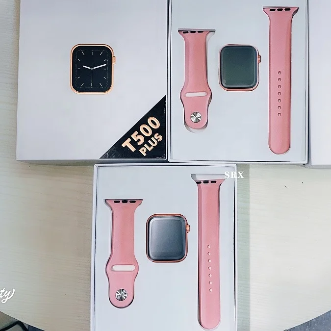 

New T500 Plus Smart Watch 2021 Full Touch Ip67 Smartwatch Heart Rate Blood Pressure Smart Watch T500Plus