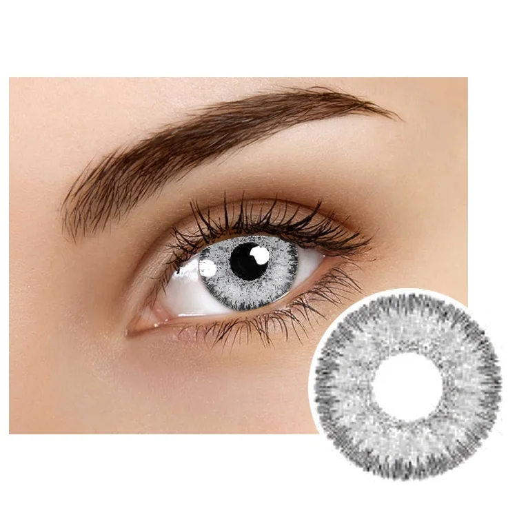 

HOT Fresh wholesale colored contact lenses green cheap contact lenses soft contact lenses, 12