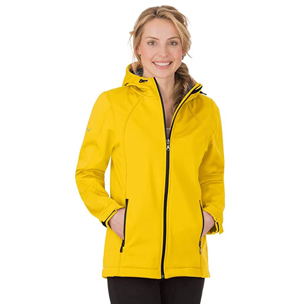 

Women's Softshell Functional Outdoor Rain Jacket / Sport Jacket with Hood, As customer