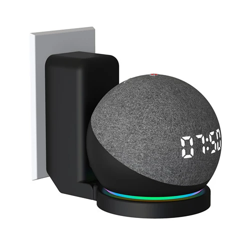

2021 New Design Outlet Wall Mount for Amazon Echo Dot 4th Speaker Wall Bracket Space-Saving Holder for Amazon Echo Dot 4