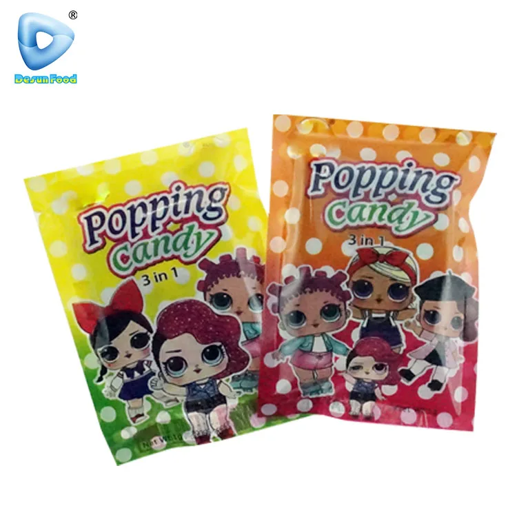 Halal 3in1 popping candy with pen drawing books