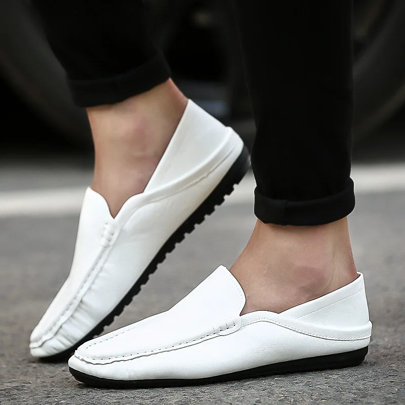 

2022 OEM china factory no brand leather shoes car driving shoes, 5 colors