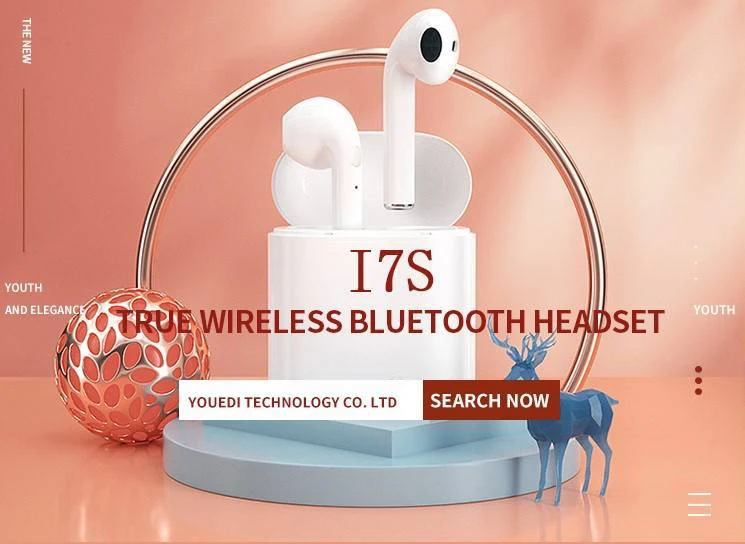 wholesale waterproof tws i7 / i7s 5.0 earphones bt wireless ear pods - ANKUX.COM