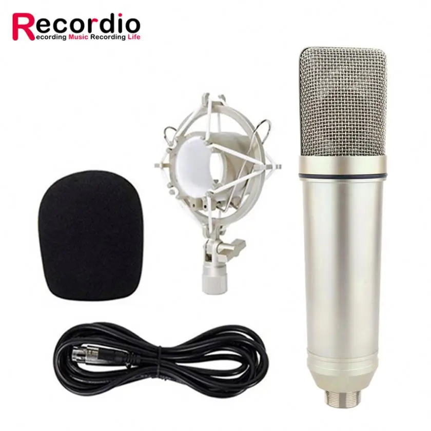 

GAM-U87 New Design Electret Condenser Microphone With Great Price, Champagne/ black