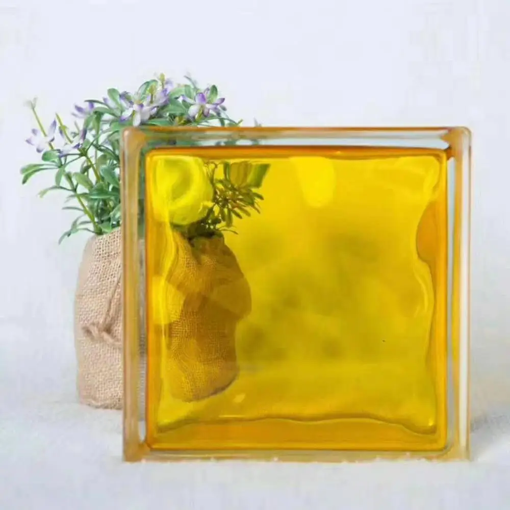
190x190x80mm Building Decorative Craft Clear Transparent Hollow Glass Blocks Brick 