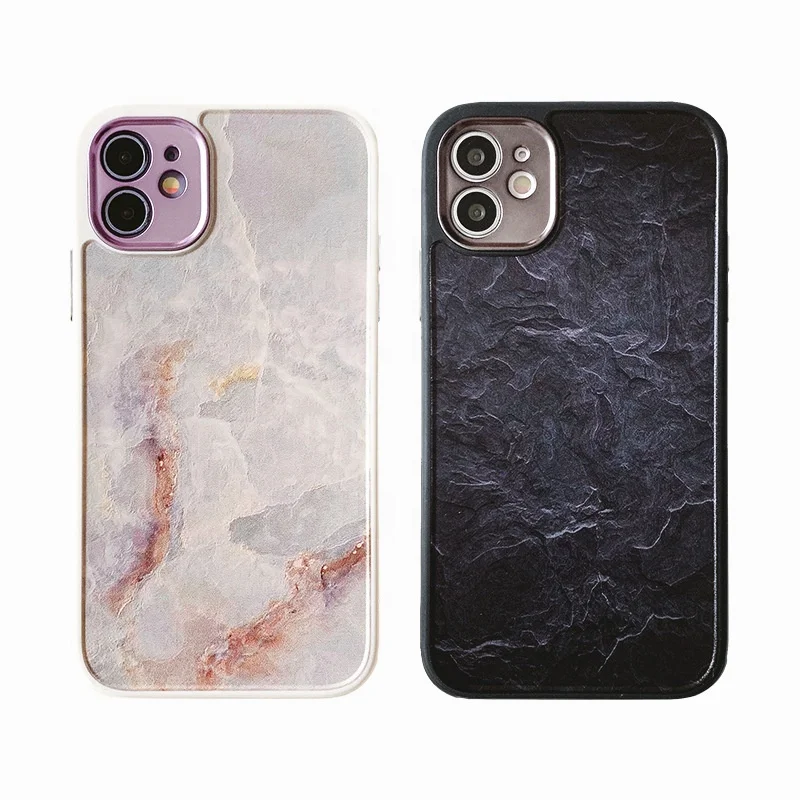 

Fashion Square Marble Silicone TPU Flowers Women Men Girlish Cover Mini Pro Max Shockproof For iPhone Case Marble 7 8 X 11 12, Multi