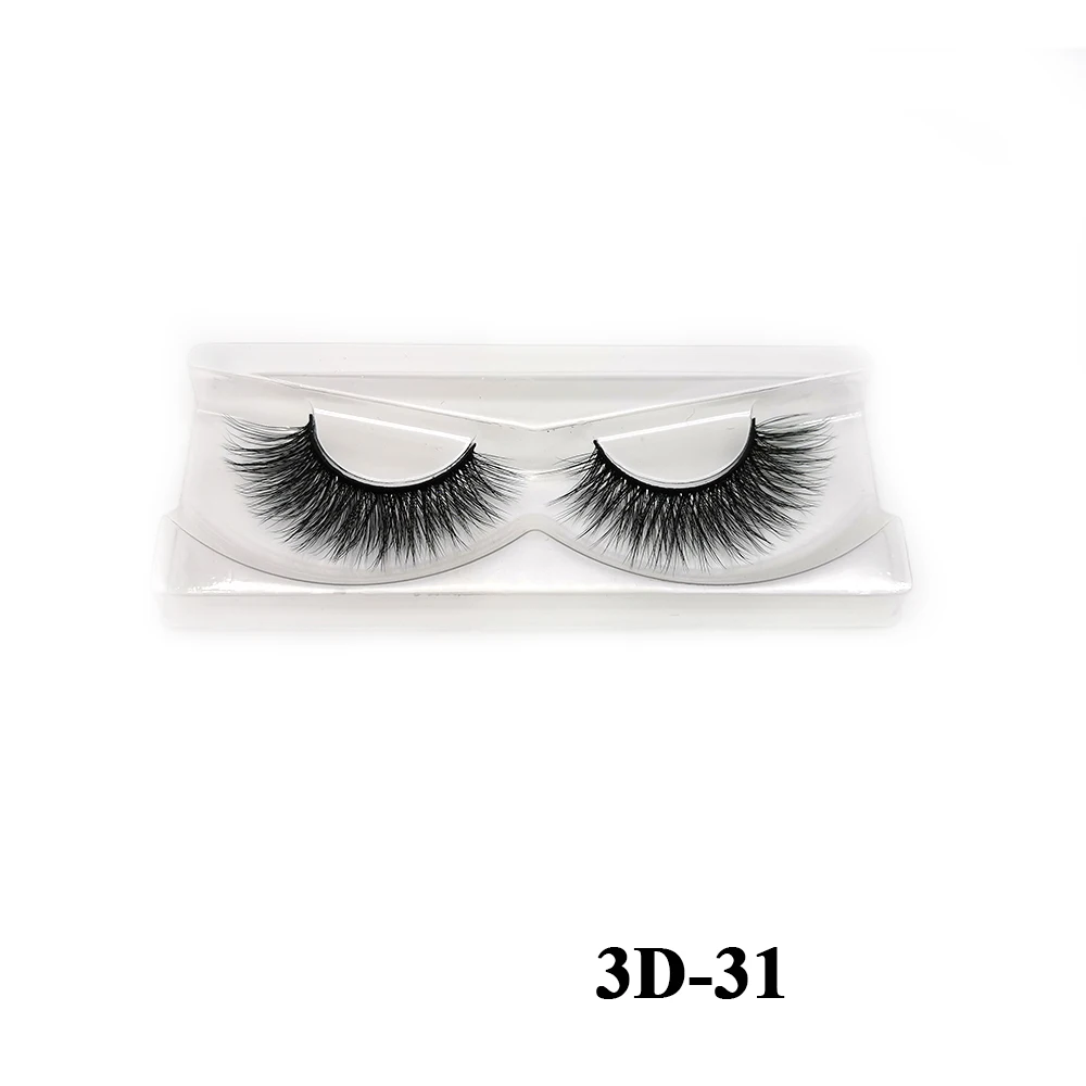 

New Design 25 mm 3d mink Custom Box eyelashs, Black color
