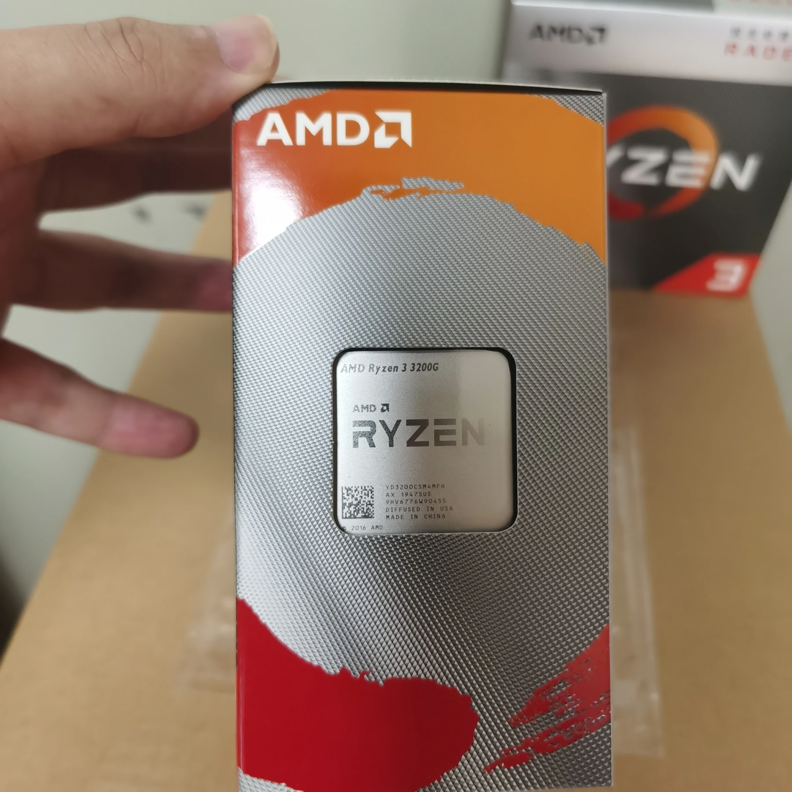 

Processor AMD Ryze3 3200g CPU am 4, 4*3500 MHz