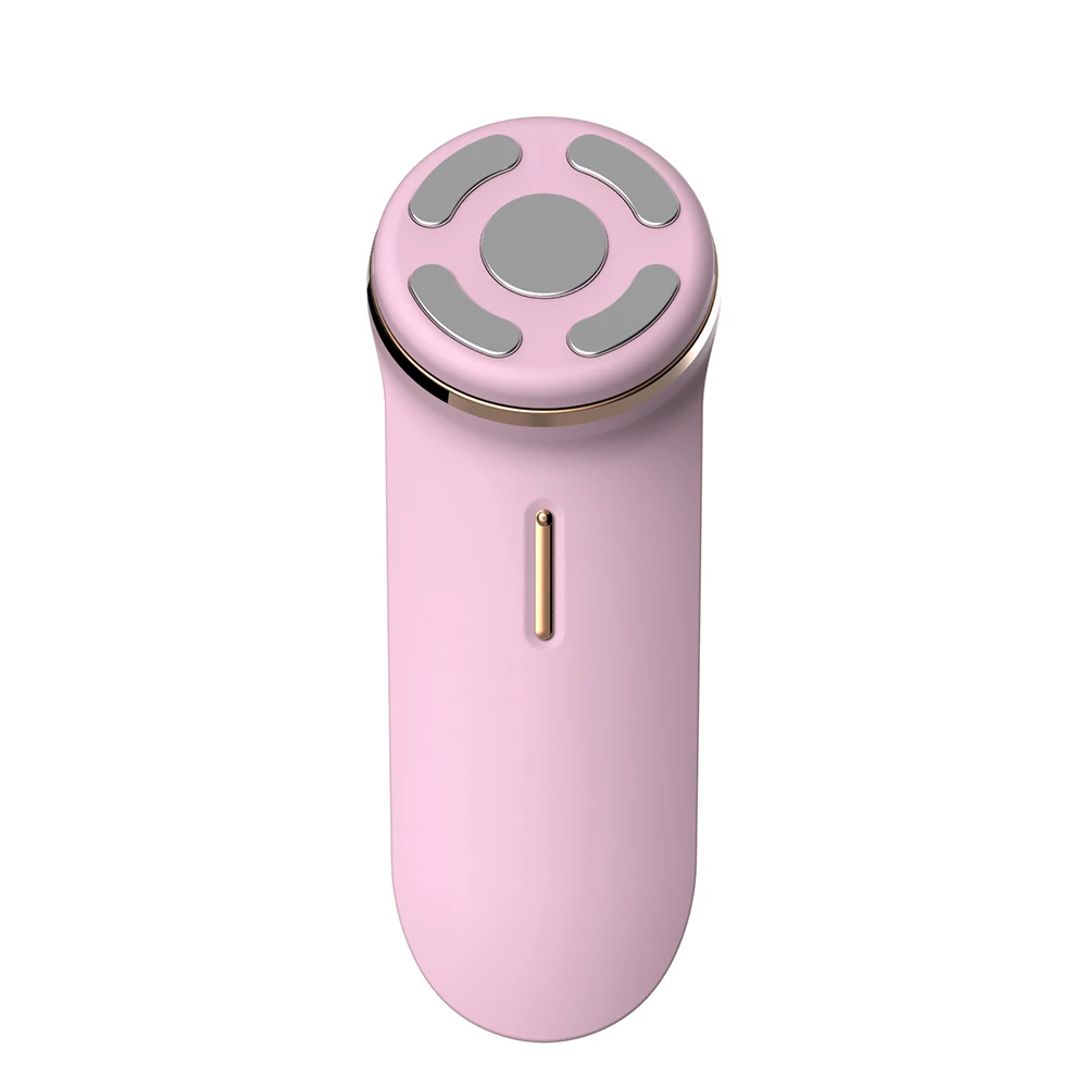 

EMS Iontophoresis Electric Silicone Cleansing Brush Beauty Instrument Waterproof Silicone Face Scrub Device, Pink green