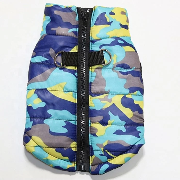 

Jhcentury Autumn Winter Warm Camouflage Pet Clothing Small Dog Down Jacket, Picture
