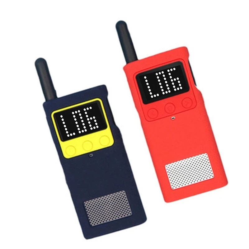 

For Xiaomi Walkie Talkie 1S Protective Case Silicone Cover Outdoor Interphone Protective Shell Anti-drop Accessories, As show