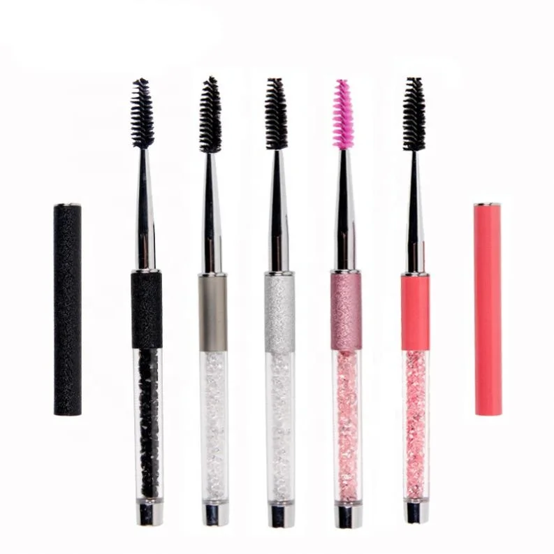 

Beauty Eyebrow Eyelash Retractable Cover Mascara Brush