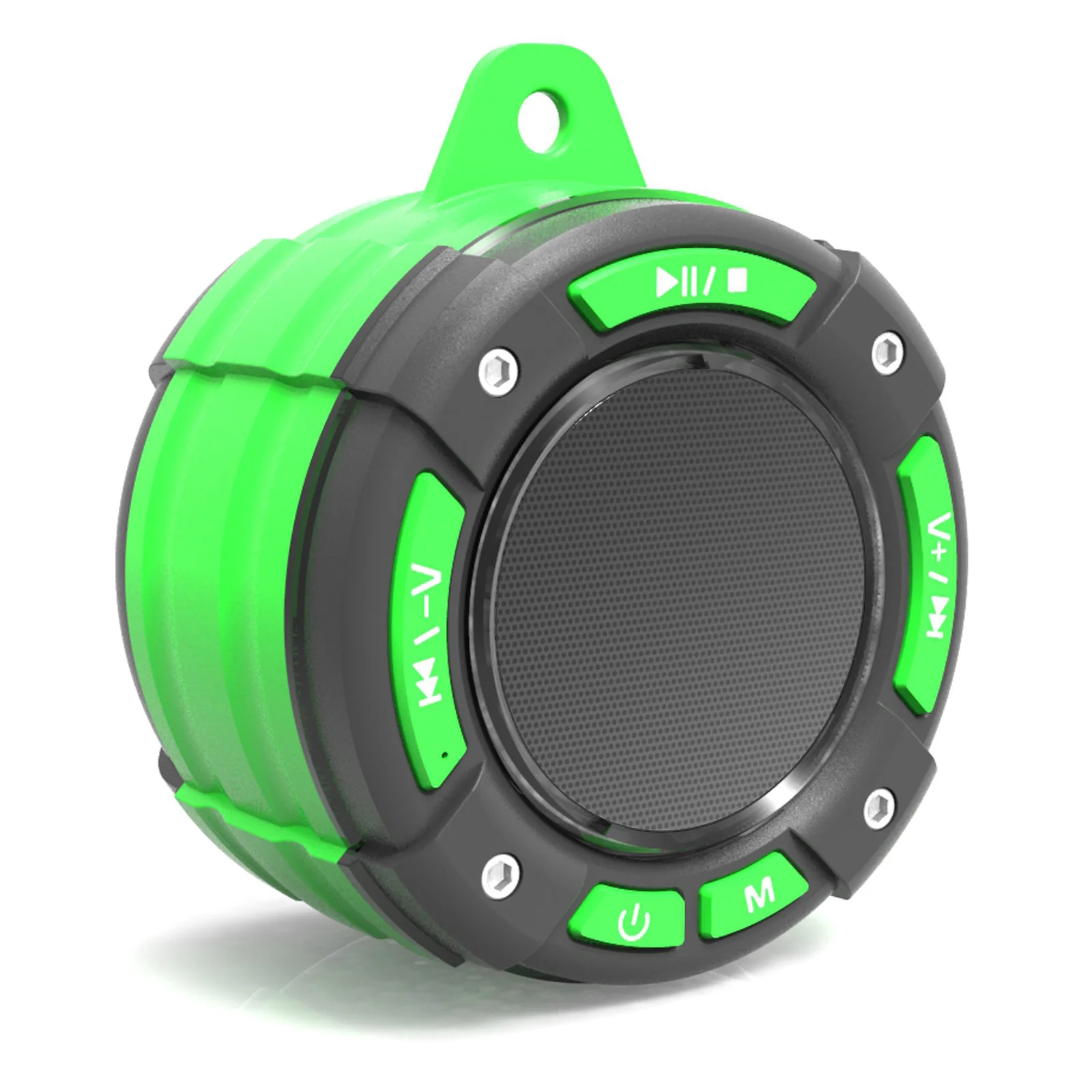 New design LED sucker bluetooth shower speaker, waterproof bluetooth speaker with LED light