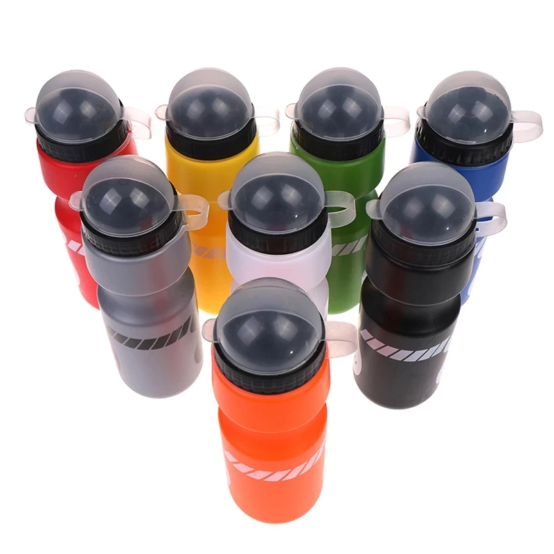 

700ml Outdoor Sports Mountain Bike Bicycle Cycling Water Drink Bottle bicycle water bottle Plastic Portable Kettle Water Bottle, Black