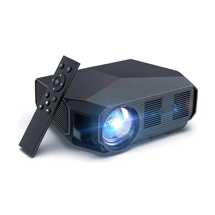 

Newest 1080P HD Home Use Projector Home Theatre WIFI Wireless LED Portable Mini Projector Built-in Speaker