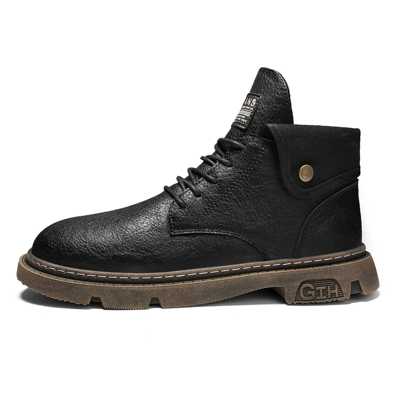 

Fashion PU Mens shoes Casual shoes Martens boots