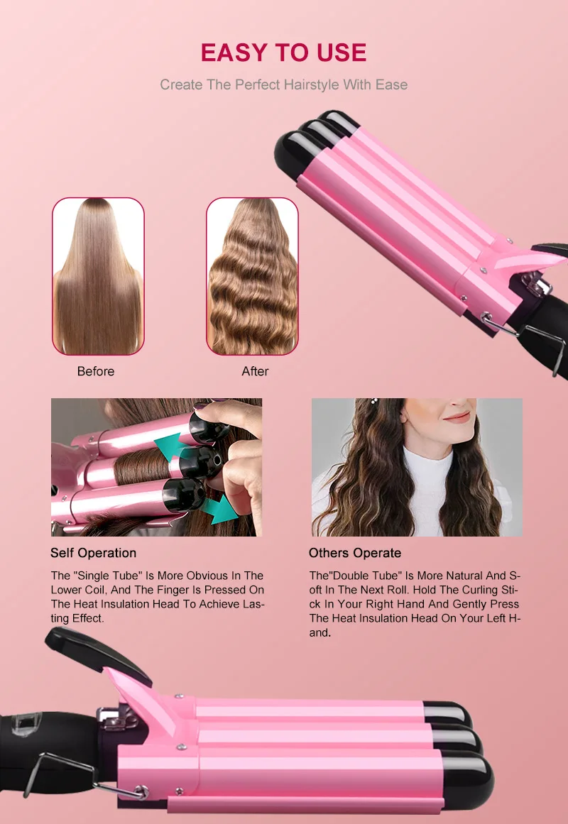 iron hair curler hair curling