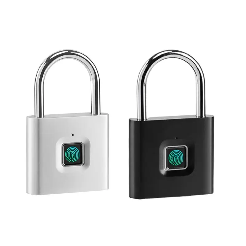 

USB Charge Waterproof Smart Padlock Travel Padlock Bike Fingerprint Padlock Luggage Lock