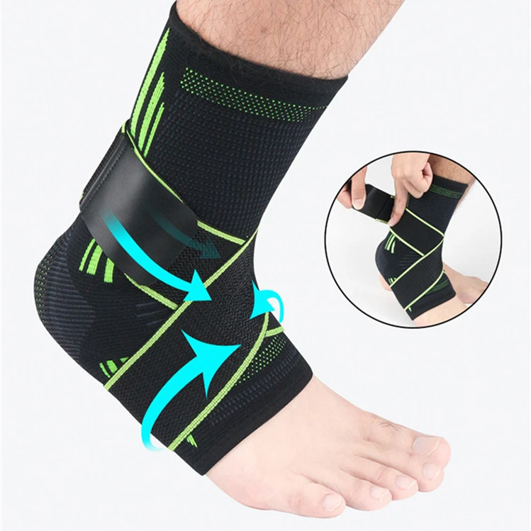 

3D Weaving Strap Ankle Wrap Brace Pain Relief ankle support Arthritis Nylon chevillere protector
