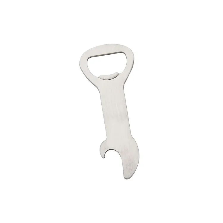 

Promotional Simple Mini Metal Double-Head Multi-Function Bar Carbon Steel Bottle Opener Blank, As the pictures