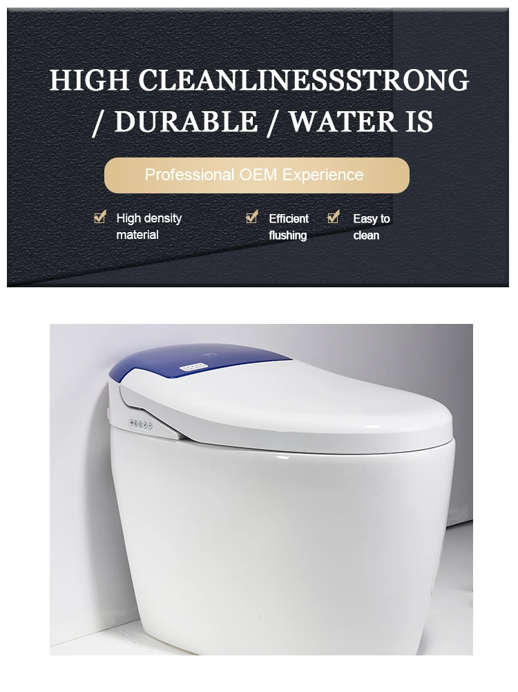 Good price sanitary ware Bathroom smart intelligent automatic flush toilet 2103