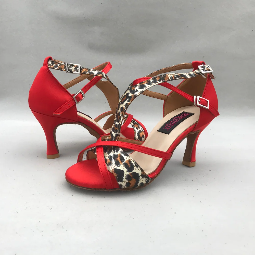 

New Arrival Latin dance shoes salsa shoes tango shoes for women two tone colour can be re-design MS6252RLP low heel high heel