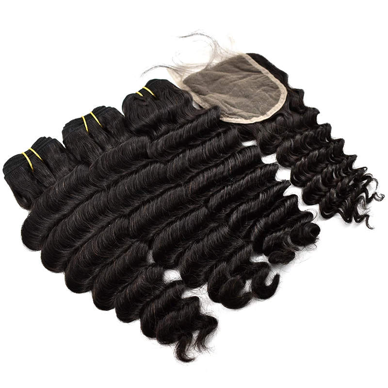 

Raw Malaysian Human Hair deep wave Top Quality