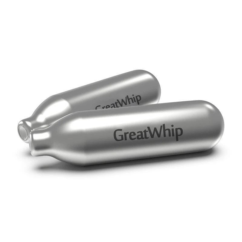 

24 Pcs/Pack Greatwhip 8G N2O Cream Deluxe Nitrous Oxide Smart Whipped Cream Chargers Free Shipping From London