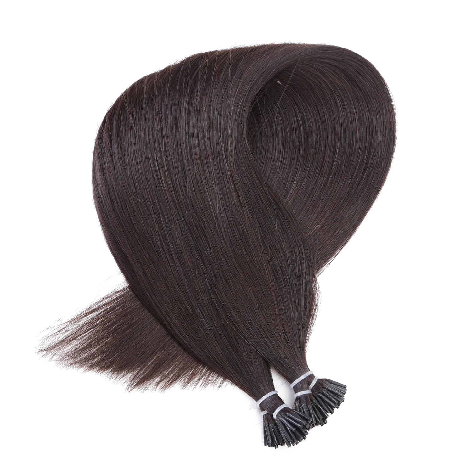 

Neitsi 100% Human Hair I Tip Hair Extension Hair Color 1B# Indian European Hair 100%human Hair Free Sample Stick 6A